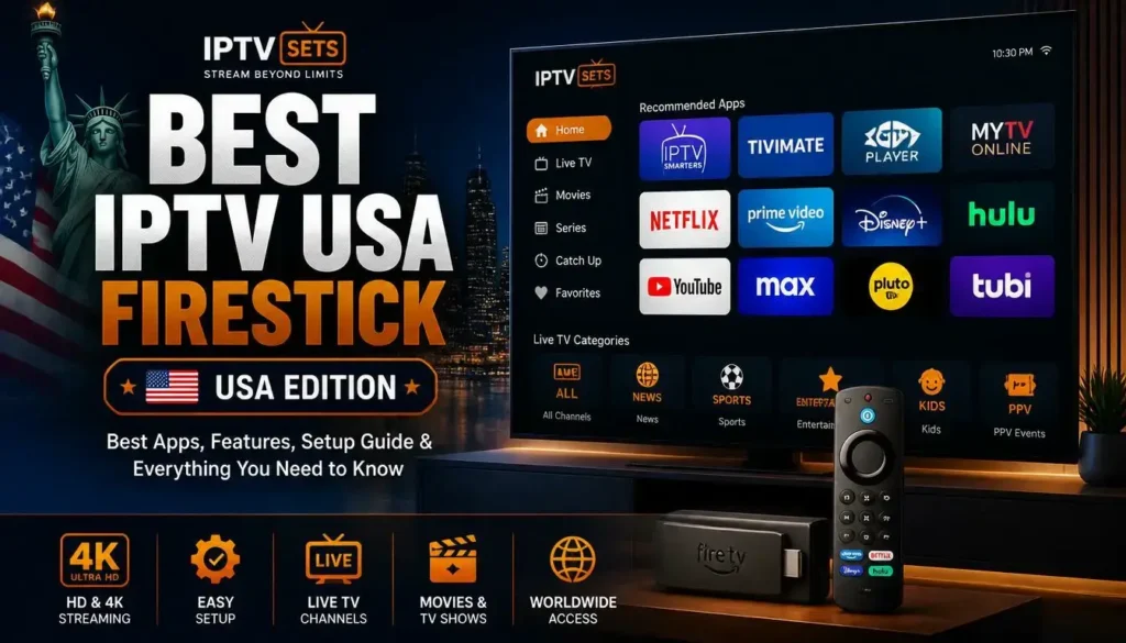 IPTV USA 2026 β best IPTV service for American viewers with NFL, NBA and 16000 channels